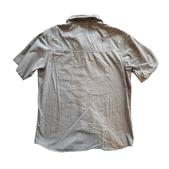 2 North Face Men’s Large Button Up‎ Short Sleeve Shirts Fishing Outdoors Hike - Picture 5 of 16